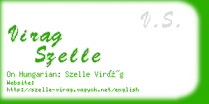 virag szelle business card